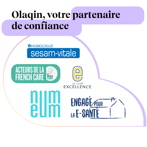 Acteur engagé aux côtés du ministère des Solidarités et de la Santé, Olaqin est également adhérent de la French Care et membre du C-1